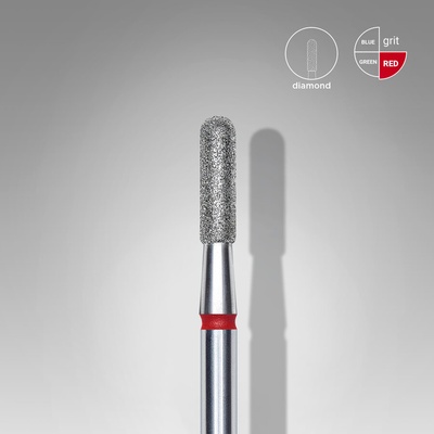 Диамантен накрайник цилиндър заоблен червен 2, 3 мм (fa30r023/8)