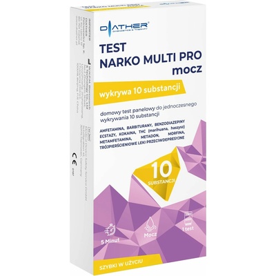 Diather Narko Multi Pro na drogy v moči 10 látek