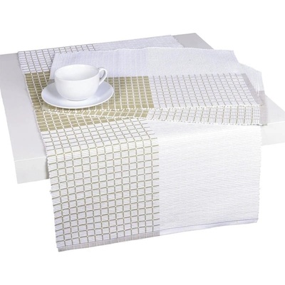 Forbyt prestieranie bavlna Cubes smetanovobéžový 33x45cm