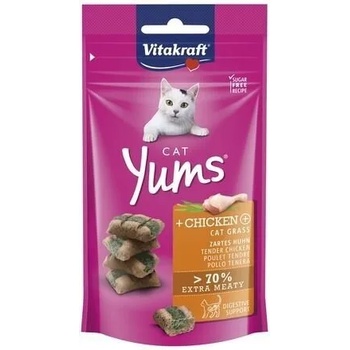 Image 1 of Vitakraft Cat Yams Сочни хапки за коте с пиле и котешка трева 40gr