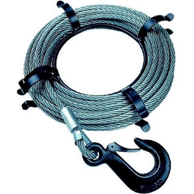 BRANO Стоманено въже за лебедка с кука Brano 123-317088-010-D - 3.2 t, 20 m (123-317088-010-D)