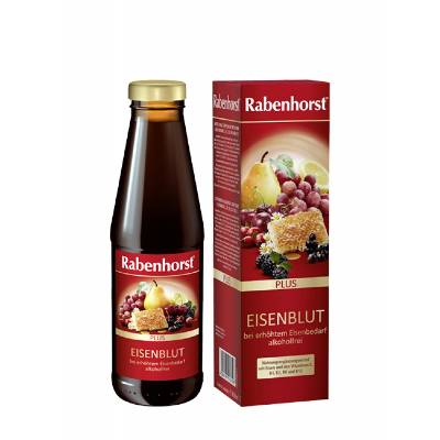 RABENHORST Eisenblut plus železo 450 ml