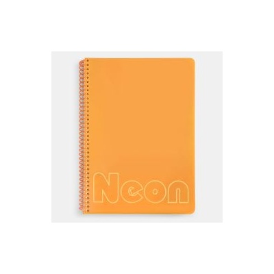 Sentio Тетрадка със спирала A4 Neon Orange 80 листа