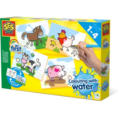 SES Creative Боядисване с вода - Селски животни (14455)