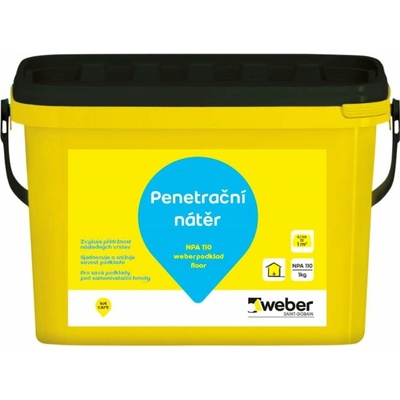 Penetrační nátěr weber podklad floor NPA 110 – 5 kg