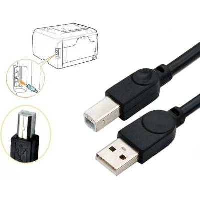 W-star KBUSBB-1m USB/A na USB/B, 1m, černý