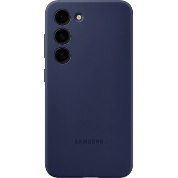 Image 1 of Samsung Galaxy S23 silicone case navy (EF-PS911TNEGWW)