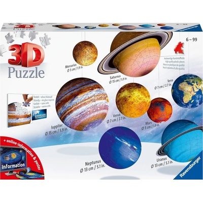 Ravensburger Planetární soustava 522 dílků