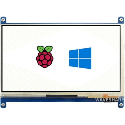 Waveshare 7" LCD displej (C), 1024×600, HDMI, IPS, kapacitný