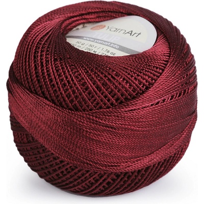 Příze háčkovací Tulip 50 g Varianta: 7 (422) bordó, Balení: 6 ks