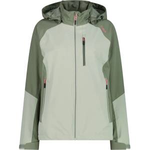 CMP Дамско водоустойчиво яке Cmp Women's Ripstop Jacket Zip Hood Waterproof jacket - Pistacchio - размер 46 (EU) (102-4533-0917)
