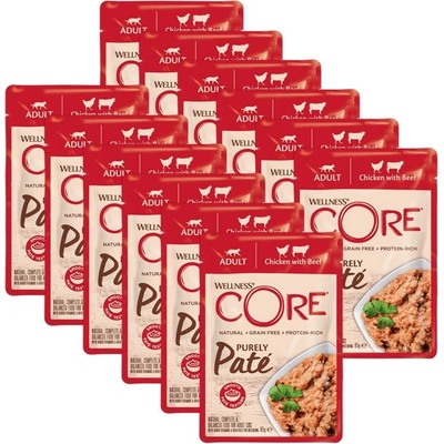 Wellness Core Purely Paté beef & chicken 12 x 85 г