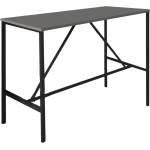 TopMebel Бар маса Crego TopMebel метал - меламин в антрацит 100x45x89cm