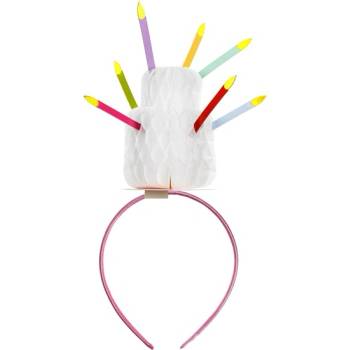 Party Deco Диадема с Торта и Свещички