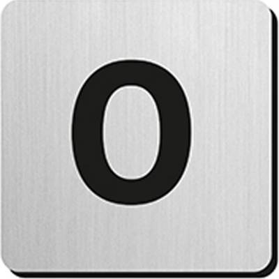 JNF - PIKTOGRAM ČÍSLICA "0" IN.34.300 - 75 mm - nalepovacia NEM - nerez matná | MP-KOVANIA.sk