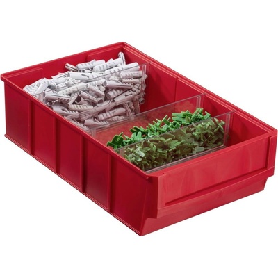 Allit skladový box 185 x 300 x 81 mm červená 1 ks 456531