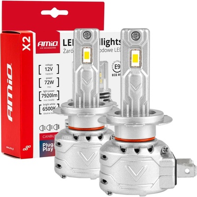 Auto LED žárovky X2 série H7 H18 6500K Canbus AMIO-02973 | Zboží Auto