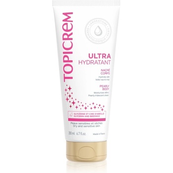 Image 1 of Topicrem UH BODY Ultra-Moisturizing Pearly Body лосион за тяло за чувствителна кожа перлен блясък 200ml