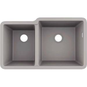 Hansgrohe S51 SilicaTec сива композитна мивка 82x48.5 см (43436380) Мивка за вграждане