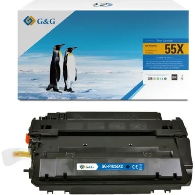 Compatible КАСЕТА ЗА HP Laserjet P3015 - HIGH CAPACITY - Black - /55X/ - CE255X - WITH CHIP / С ЧИП - PN NT-C0255XC/NT-CH255XC/NT-PH255XC - G&G (100HPCE255X)