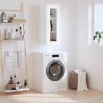 vidaXL Стенен шкаф бял 34, 5x34x90 см (828900)