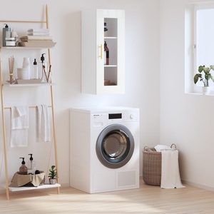 vidaXL Стенен шкаф бял 34, 5x34x90 см (828900)
