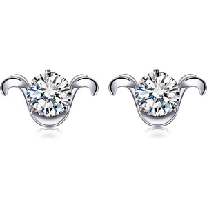 Silenti Jewelry Сребърни обеци "Овен