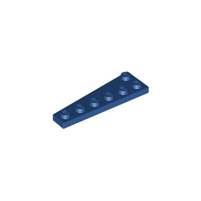 Lego 78444 Dark Blue Wedge, Plate 6 x 2 Right