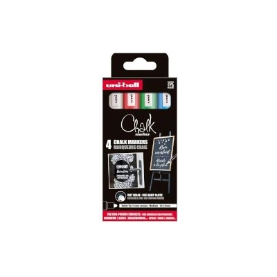 uni Маркер тебешир Chalk Basic 4бр