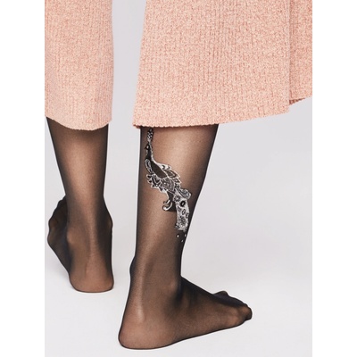 Fiore 20 DEN PAVONE black-grey