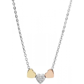 Fossil Náhrdelník so srdiečkami JF02856998