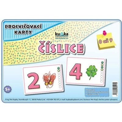 Číslice - procvičovací karty