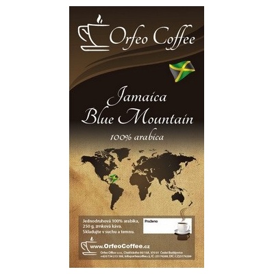 Orfeo Coffee Jamaica Blue Mountain zrnková 250 g