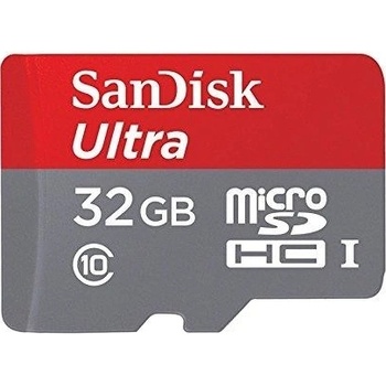 SanDisk Ultra microSDHC 32GB UHS-I U1 + adapter SDSQUNC-032G-GN6IA