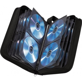 Hama CD Wallet Nylon 120, black 120 дискове Черен (00033833) (00033833)