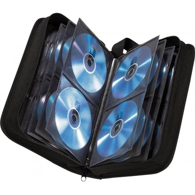 Hama CD Wallet Nylon 120, black 120 дискове Черен (00033833) (00033833)