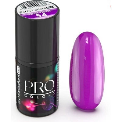 Excellent PRO Gel Lak Pro Colors 054 NEON VIOLET 7 g