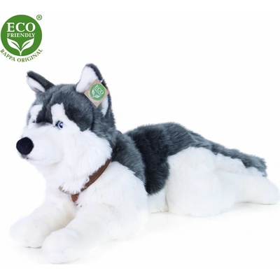 Eco- Friendly pes husky s obojkem ležící 60 cm