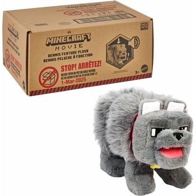Mattel A Minecraft Movie Figurka Dennis The Wolf 20 cm