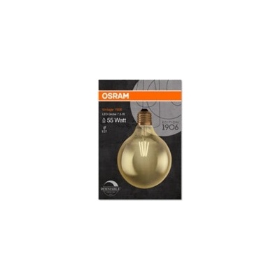 Osram LED žárovka , G125, E27, 7,5 W, 725 lm, 2500 K