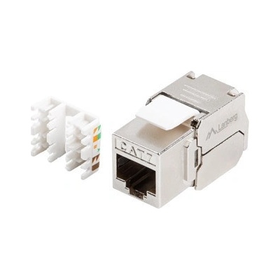 Lanberg Keystone конектор Lanberg Cat. 7 FTP, RJ45 женски, LSA безинструментален - KSF7-2000 (KSF7-2000)