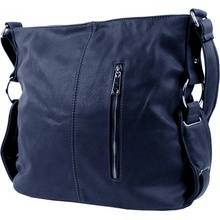 moderní crossbody dámská kabelka 67-MH Tmavě modrá