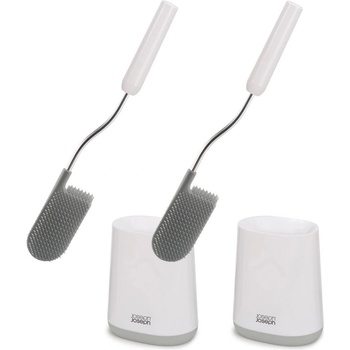 Joseph Joseph WC kartáč Flex Lite 70523 42 cm sada 2 ks bílá plast