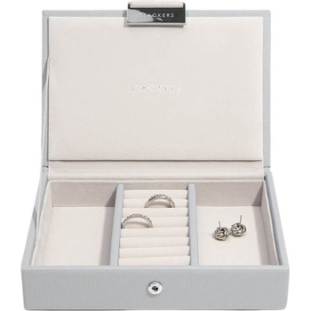 Stackers Ковчеже за бижута Stackers с капаче минi каменносиво (74501)