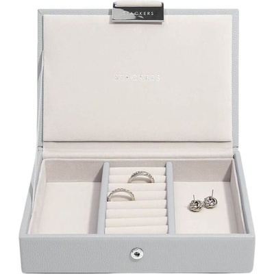 Stackers Ковчеже за бижута Stackers с капаче минi каменносиво (74501)