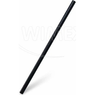 wimex Slámka opakovaně použitelná černá JUMBO 8 mm x 20 cm 100 ks