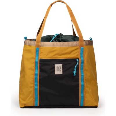 Topo Designs Чанта за рамо Topo designs Mountain Utility Tote Shoulder bag - Mustard / Forest - размер 33 l (510-4108-1111)