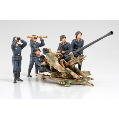 Tamiya 3,7cm FLAK37 protiletadlový kanón s obsluhou 1:35