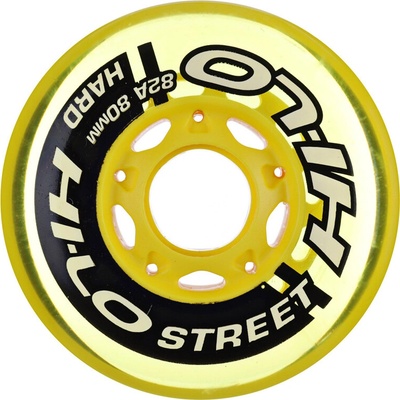 HI-LO Street Hockey Outdoor Yellow 59 mm 82A (4 ks)