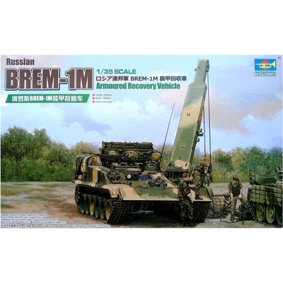 Trumpeter Russian BREM-1M Armou Recovery Vehicle červená 1:35